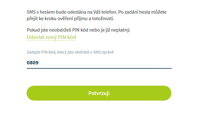 Žádost Creditea - krok 8