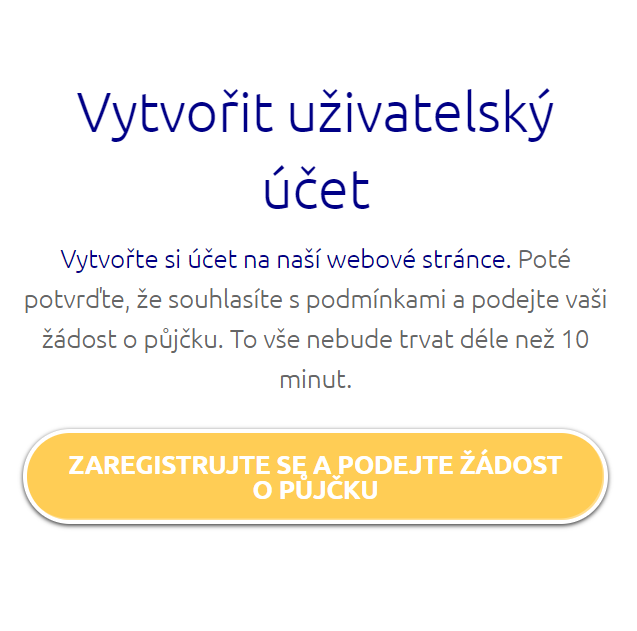 Žádost Creditstar - krok 2