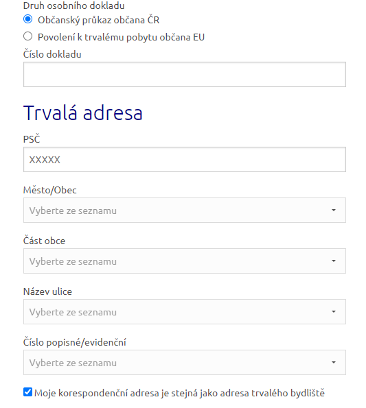 Žádost Creditstar - krok 4