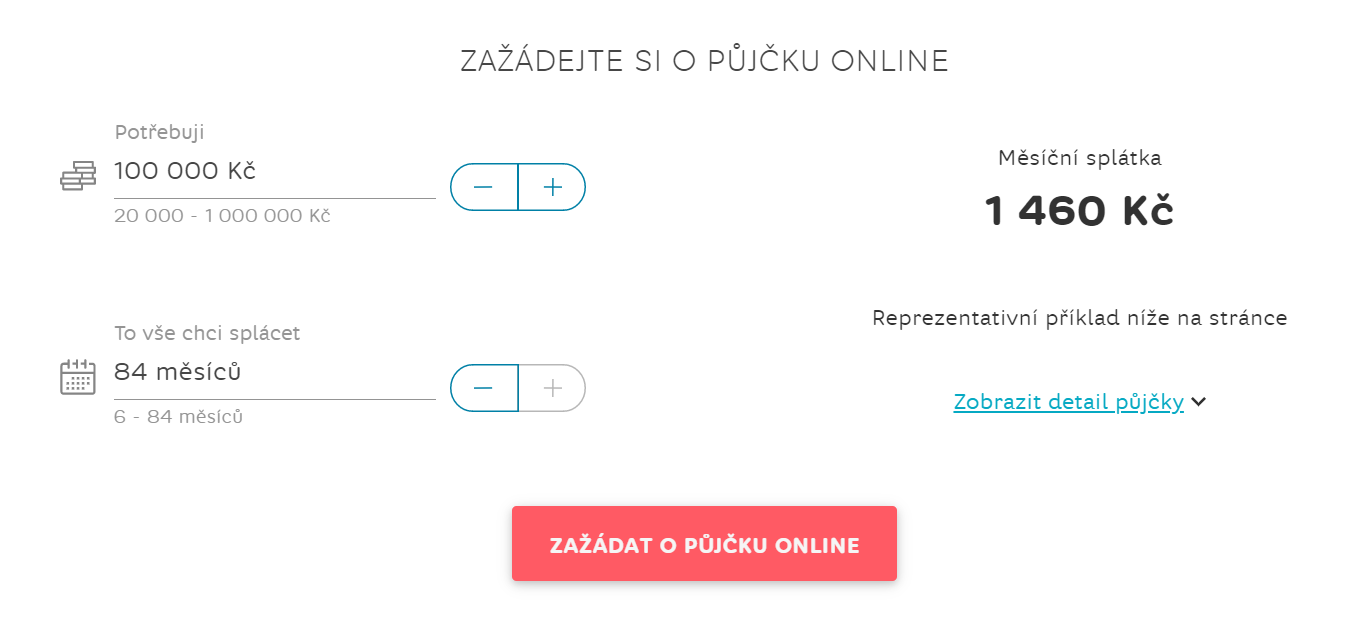 Žádost Hello půjčka - krok 2