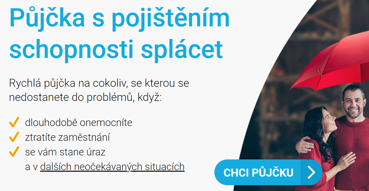 Žádost Pojištěná půjčka - krok 1