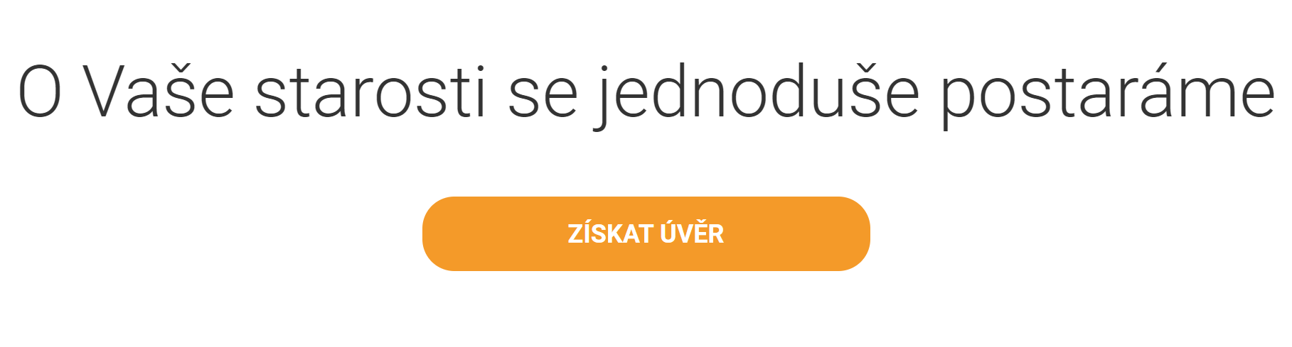 Žádost Úvěrka - krok 1