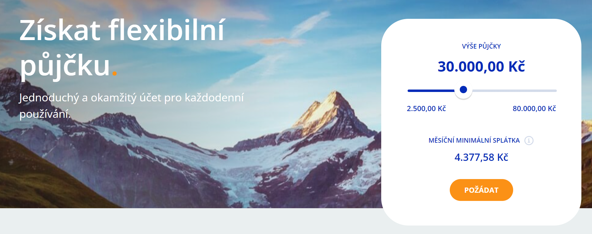 Žádost Ferratum - krok 1