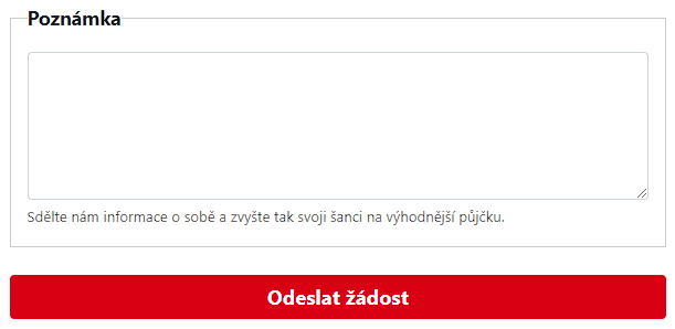 Žádost CreditPortal - krok 6