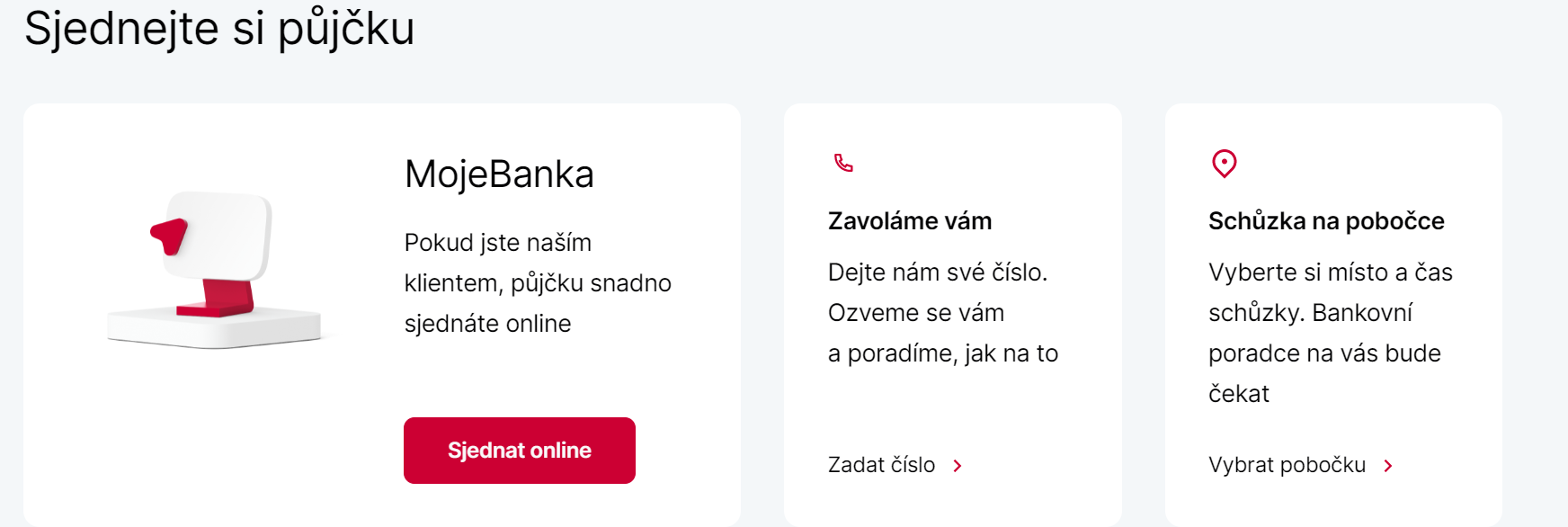 Žádost Komerční banka - krok 2