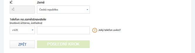 Expres půjčka od Ge Money krok 6