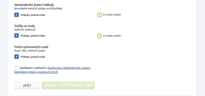 Expres půjčka od Ge Money krok 7
