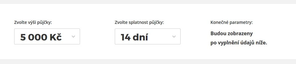 Žádost Perfect money - krok 2