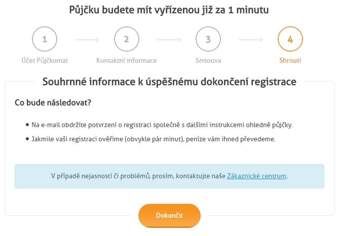 Půjčkomat půjčka krok 5