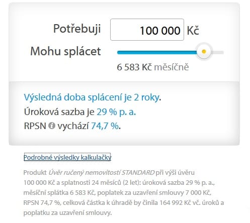 Vitacredit půjčka krok 2